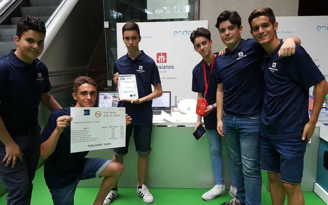 Nuestros alumnos de secundaria en Retotech Fundación Endesa