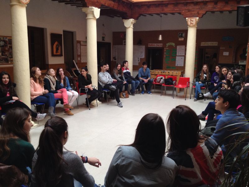 Convivencia de voluntarios de bachillerato