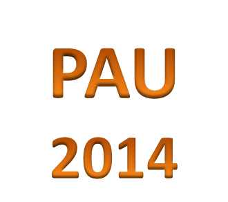 Fechas y horario de la PAU. Junio y septiembre 2014